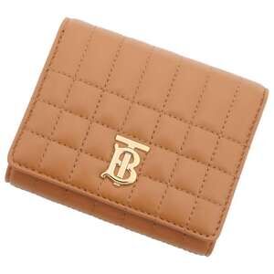 Burberry Tri fold Wallet Logo Quilting